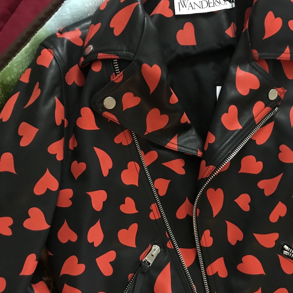 J.W Anderson Hearts Biker Jacket - Picture 3 of 3